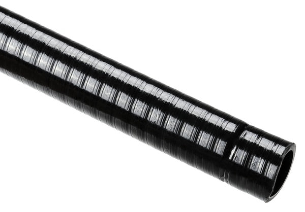 HellermannTyton 166-90251 | HelaGuard SR PVC Tubing, Smooth Bore, Smooth Cover, Std Wt, 1.25" Dia, Bk, 100 ft/Std. Reel