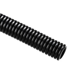 HellermannTyton 166-90267 | Helaguard Non-Metallic Conduit, Std. Weight, 1.00" Dia, Nylon Pa12 Slit, Black, 50 Ft/Std. Reel