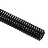 HellermannTyton 166-90267 | Helaguard Non-Metallic Conduit, Std. Weight, 1.00" Dia, Nylon Pa12 Slit, Black, 50 Ft/Std. Reel