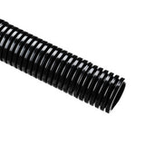 HellermannTyton 166-90288 | HelaGuard Non-Metallic Conduit, Std. Weight, 0.31" Dia., Fine Pitch, Nylon PA6, Black, 164ft/reel
