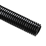 HellermannTyton 166-90291 | HelaGuard Non-Metallic Conduit, Std. Weight, 0.75" Dia., Fine Pitch, Nylon PA6, Black, 164ft/reel