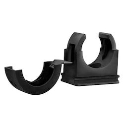 HellermannTyton 166-90302 | Helaguard Pacc Conduit Clip, 5/15" Dia, Pa66 Nylon, Black, 10/Pkg