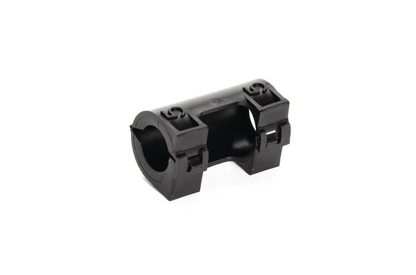 HellermannTyton 167-00218 | Hinged Convoluted Tubing Breakout Fitting, L- 0.75" x R- 0.88", PP, Black, 600/pkg