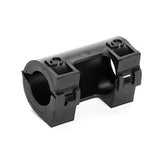 HellermannTyton 167-00222 | Hinged Convoluted Tubing Breakout Fitting, L- 0.75" x R- 0.75", PP, Black, 400/pkg