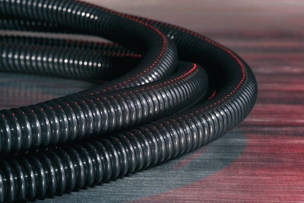 HellermannTyton 169-23009 | Non-Metallic Tubing, 9mm Dia, PTFE, Black, 164 ft/pkg
