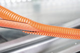 HellermannTyton 169-60533 | Convoluted Tubing, Slit, 0.75" Dia, Pe, Red, 550 Ft/Carton