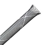 HellermannTyton 170-03006 | Braided Sleeving, Expandable, Flame Retardant, 0.25" Dia, Pet, Black, 200 Ft/Reel