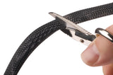 HellermannTyton 170-03012 | Braided Sleeving, Expandable, Fray Resistant, 0.5" Dia, Pet, Black, 100 Ft/Reel