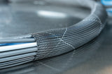 HellermannTyton 170-03019 | Braided Sleeving, Expandable, Fray Resistant, Flame Retardant, 1" Dia, Pet, Black, 50 Ft/Reel