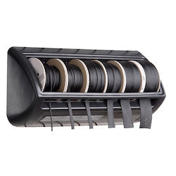HellermannTyton 170-03031 | Braided Sleeving, Merchandising Rack, Abs, Black, 1/Pkg