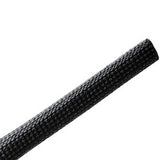 HellermannTyton 170-03059 | Braided Sleeving, Resin Coated Fiberglass, 0.5" Dia, Gf, Black, 50 Ft/Reel