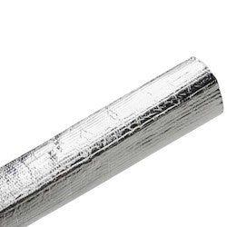 HellermannTyton 170-03064 | Braided Sleeving, Aluminum Laminated Fiberglass, 1" Dia, Al/Gf,Silver, 100 Ft/Reel