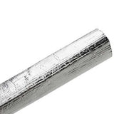 HellermannTyton 170-03064 | Braided Sleeving, Aluminum Laminated Fiberglass, 1" Dia, Al/Gf,Silver, 100 Ft/Reel
