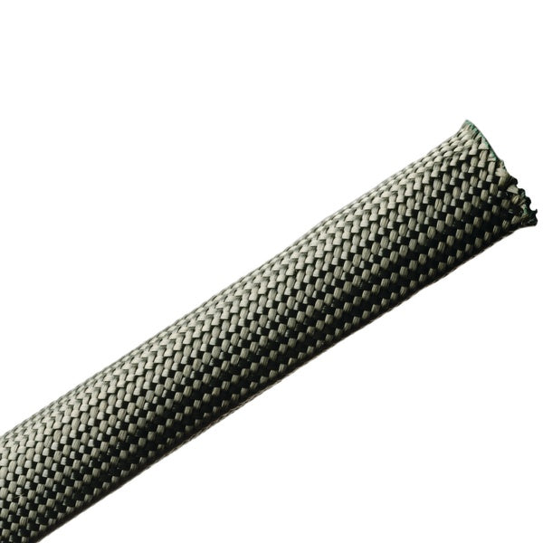HellermannTyton 170-03158 | Nomex High Temperature Woven Sleeving, 0.125" Dia, Green, 100 Ft/Bulk Reel