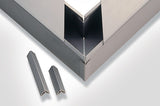 HellermannTyton 181-00001 | Wiring Duct Corner Strip Connector, Pvc, Gray, 120 Ft/Carton