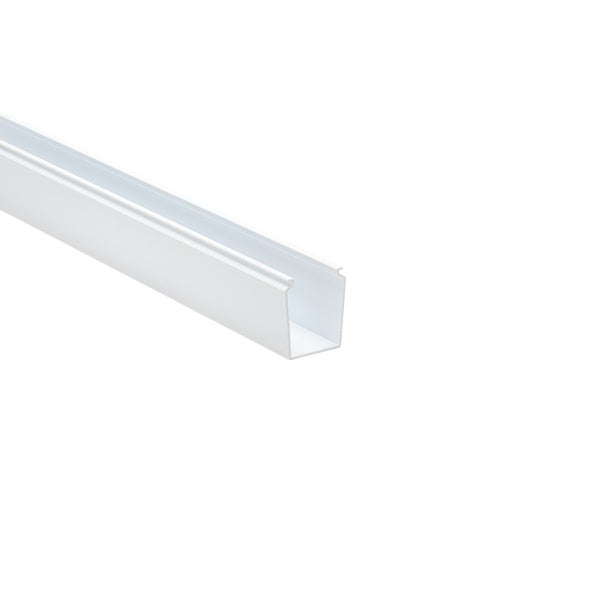 HellermannTyton 181-00195 | Solid Wall Wiring Duct, 1.5" X 2", Non-Adhesive, Pvc, White, 30Ft/Box