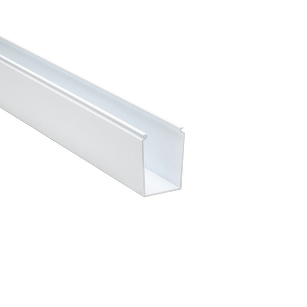 HellermannTyton 181-00198 | Solid Wall Wiring Duct, 2" X 3", Non-Adhesive, Pvc, White, 30Ft/Box