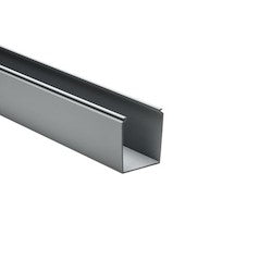 HellermannTyton 181-00221 | Solid Wall Wiring Duct, 2.5" X 3", Non-Adhesive, Pvc, Gray, 30Ft/Box