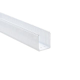 HellermannTyton 181-00234 | High Density Slotted Wall Wiring Duct, 2.5" X 3", Adhesive, Pvc, White, 120Ft/Carton
