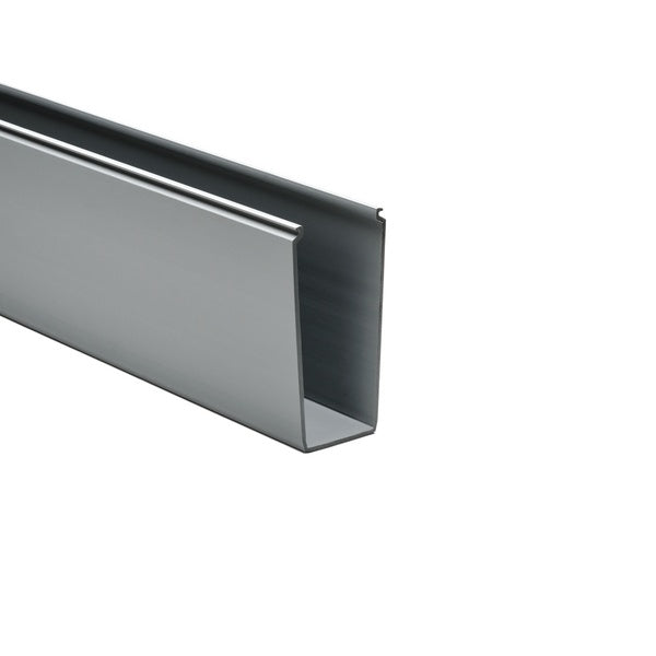 HellermannTyton 181-00245 | Solid Wall Wiring Duct, 2" X 5", Non-Adhesive, Pvc, Gray, 30Ft/Box