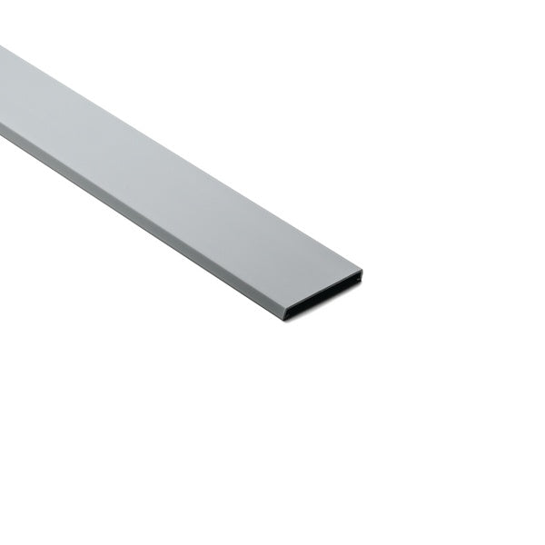 HellermannTyton 181-00260 | Wiring Duct Cover For 2-1/2" Duct, 6 Ft Long, Pvc, Gray, 120 Ft/Carton