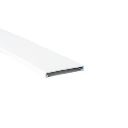 HellermannTyton 181-00262 | Wiring Duct Cover For 2-1/2" Duct, 6 Ft Long, Pvc, White, 120 Ft/Carton