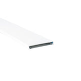 HellermannTyton 181-00262 | Wiring Duct Cover For 2-1/2" Duct, 6 Ft Long, Pvc, White, 120 Ft/Carton