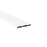 HellermannTyton 181-00263 | Wiring Duct Cover For 2-1/2" Duct, 6 Ft Long, Pvc, White, 30Ft/Box
