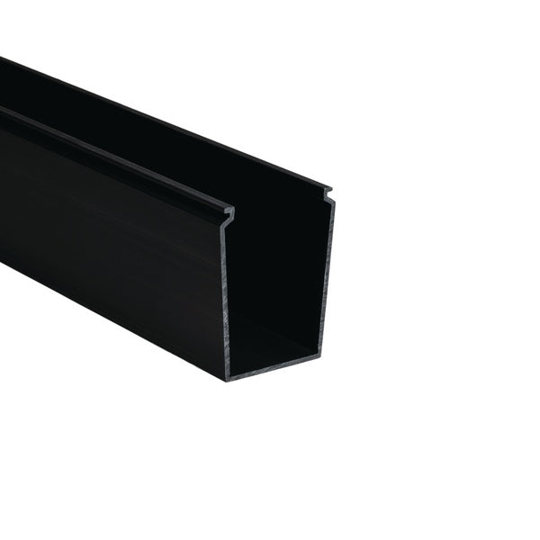 HellermannTyton 181-00468 | Solid Wall Wiring Duct, 2" X 3", Non-Adhesive, Pvc, Black, 120Ft/Carton