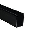 HellermannTyton 181-00468 | Solid Wall Wiring Duct, 2" X 3", Non-Adhesive, Pvc, Black, 120Ft/Carton
