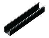 HellermannTyton 181-00470 | Solid Wall Wiring Duct, 3" X 1", Non-Adhesive, Pvc, Black, 120Ft/Carton