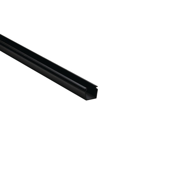 HellermannTyton 181-00492 | Solid Wall Wiring Duct, 1" X 1", Adhesive, Pvc, Black, 30Ft/Box