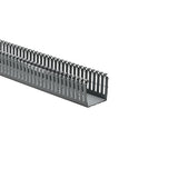 HellermannTyton 181-00644 | High Density Slotted Wall Wiring Duct, 2" X 2", Adhesive, Pvc, Gray, 120Ft/Carton