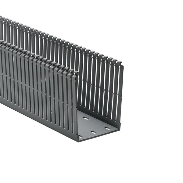 HellermannTyton 181-00659 | High Density Slotted Wall Wiring Duct, 3" X 4", Adhesive, Pvc, Gray, 120Ft/Carton