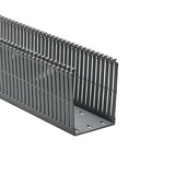 HellermannTyton 181-00659 | High Density Slotted Wall Wiring Duct, 3" X 4", Adhesive, Pvc, Gray, 120Ft/Carton