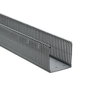 HellermannTyton 181-00667 | High Density Slotted Wall Wiring Duct, 4" X 4", Adhesive, Pvc, Gray, 120Ft/Carton