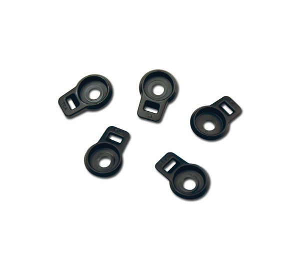 HellermannTyton 181-00684 | Universal Wiring Duct Mount, Pa66V0, Black, 100/Pkg