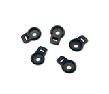 HellermannTyton 181-00684 | Universal Wiring Duct Mount, Pa66V0, Black, 100/Pkg