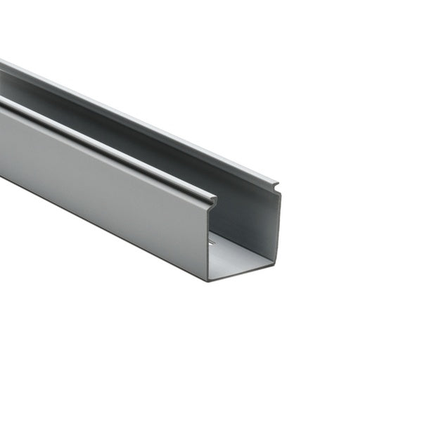 HellermannTyton 181-11002 | Solid Wall Wiring Duct, 1" X 1", Non-Adhesive, Pvc, Gray, 120Ft/Carton