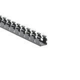 HellermannTyton 181-11013 | Slotted Wall Wiring Duct, 1" X 1", Non-Adhesive, Pvc, Gray, 120Ft/Carton