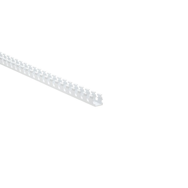 HellermannTyton 181-11015 | Slotted Wall Wiring Duct, 1" X 1", Non-Adhesive, Pvc, White, 120Ft/Carton