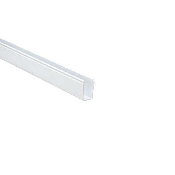 HellermannTyton 181-12002 | Solid Wall Wiring Duct, 1" X 2", Non-Adhesive, Pvc, White, 120 Ft/Carton