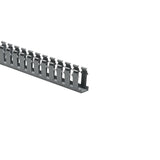 HellermannTyton 181-12005 | Slotted Wall Wiring Duct, 1" X 2", Non-Adhesive, Pvc, Gray, 120 Ft/Carton