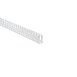 HellermannTyton 181-12007 | Slotted Wall Wiring Duct, 1" X 2", Non-Adhesive, Pvc, White, 30 Ft/Carton