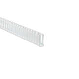 HellermannTyton 181-13008 | Slotted Wall Wiring Duct, 1" x 3", Non-Adhesive, PVC, White, 120ft/Carton