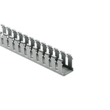 HellermannTyton 181-15207 | Slotted Wall Wiring Duct, 1.5" x 2", Non-Adhesive, PVC, Gray, 120ft/Carton