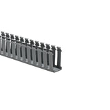 HellermannTyton 181-15302 | Slotted Wall Wiring Duct, 1.5" X 3", Non-Adhesive, Pvc, Gray, 30Ft/Box