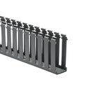 HellermannTyton 181-15404 | Slotted Wall Wiring Duct, 1.5" X 4", Non-Adhesive, Pvc, Gray, 120Ft/Carton