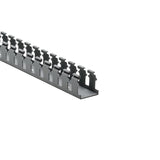 HellermannTyton 181-15509 | Slotted Wall Wiring Duct, 1.5" X 1.5", Non-Adhesive, Pvc, Gray, 120Ft/Carton
