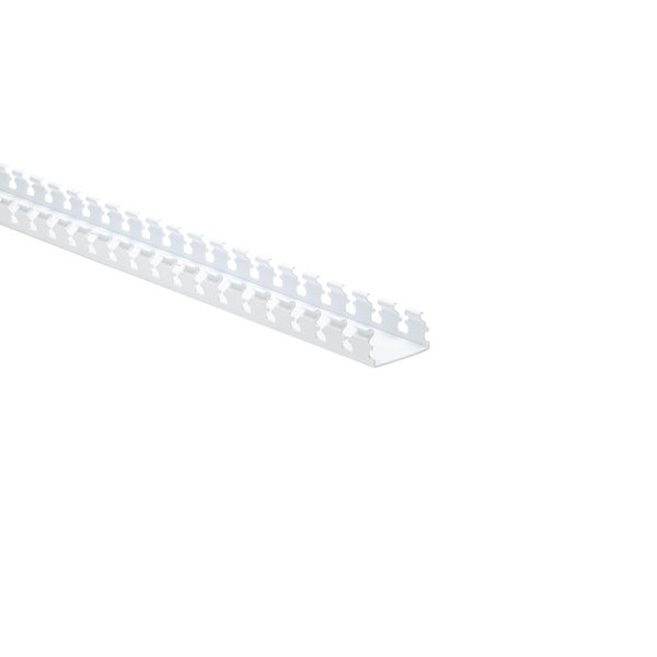 HellermannTyton 181-21007 | Slotted Wall Wiring Duct, 2" X 1", Non-Adhesive, Pvc, White, 120Ft/Carton